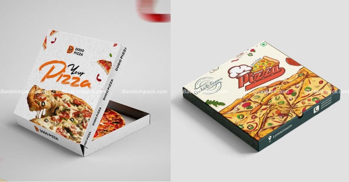 In hộp giấy đựng pizza Vinpack