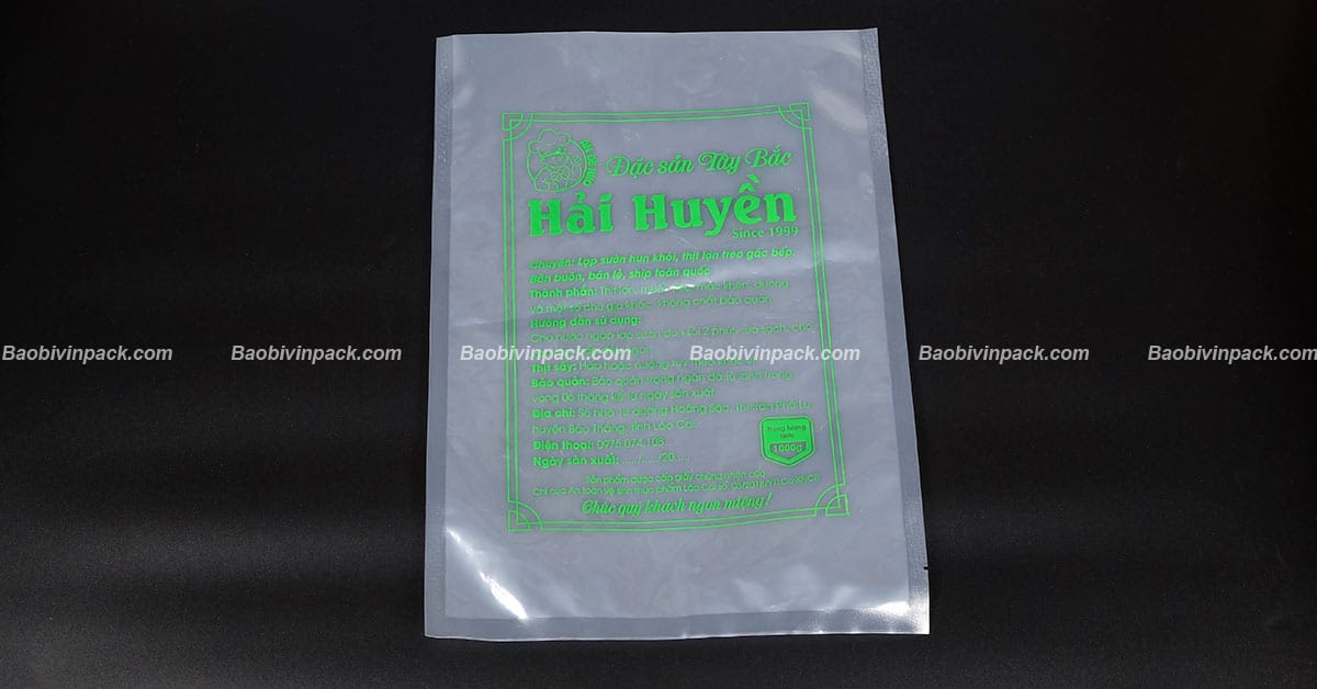 In túi nilon mẫu túi hút chân không Vinpack