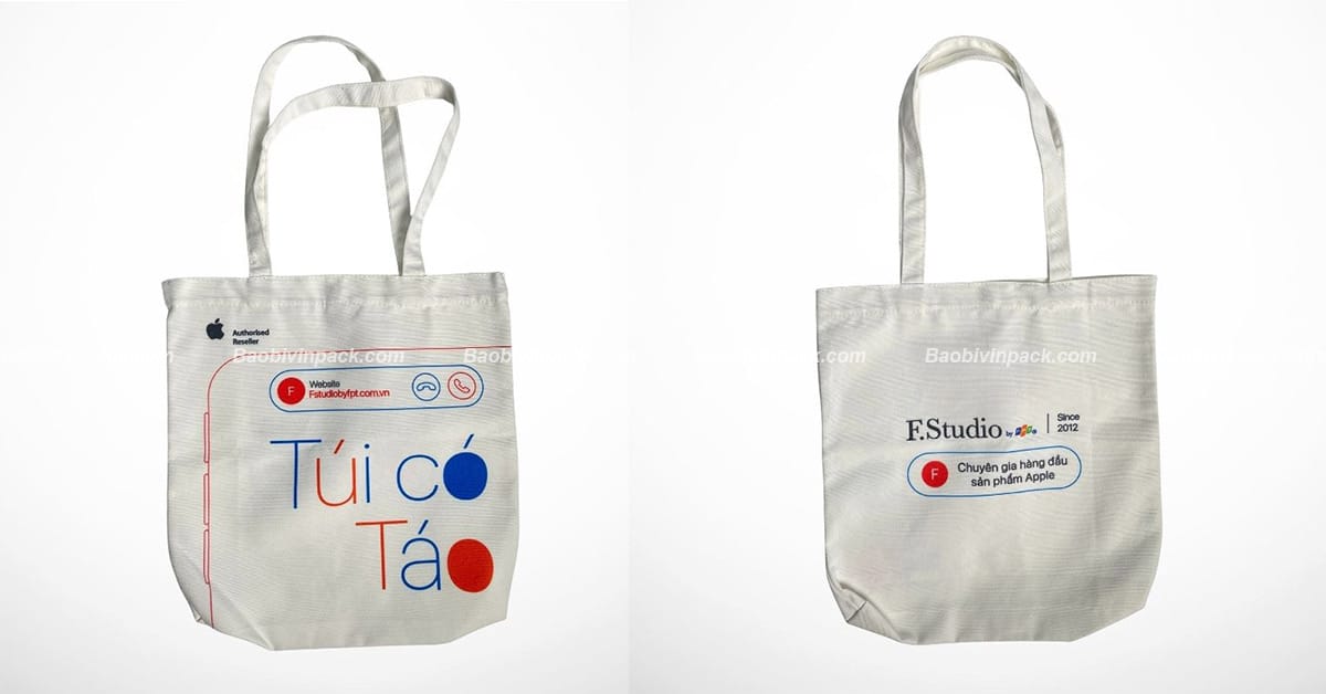 Túi vải canvas fpt Vinpack