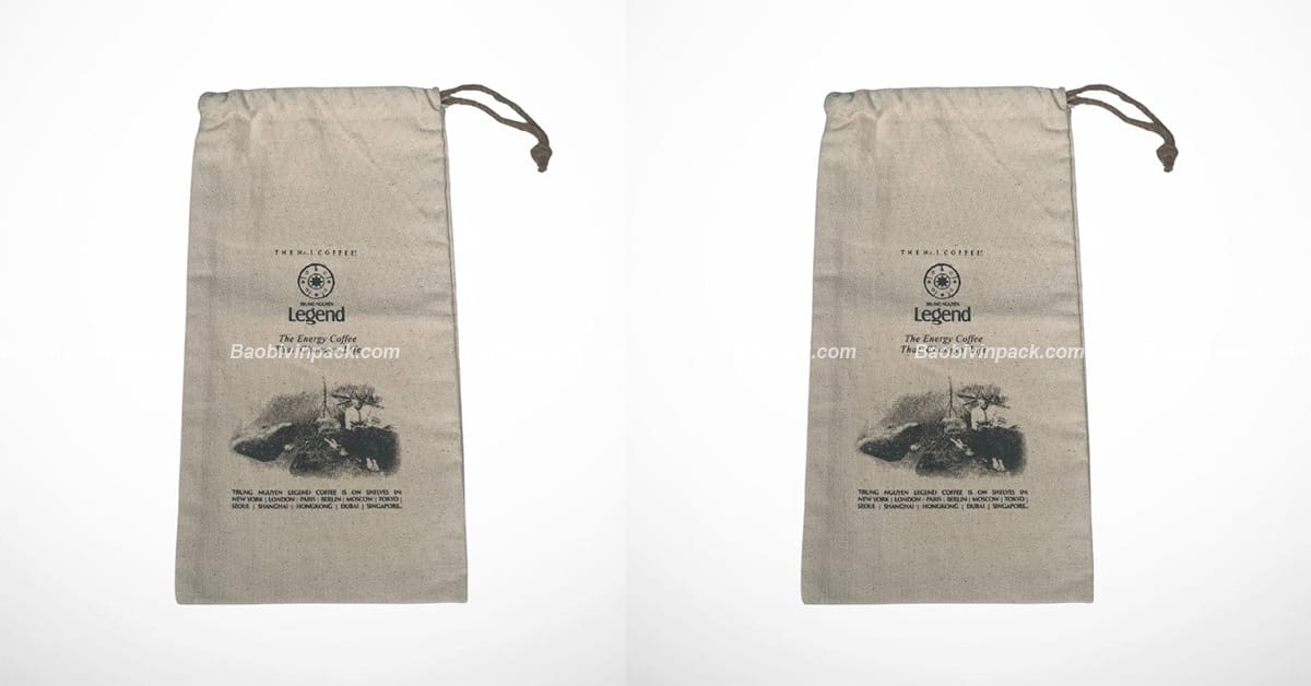 Túi vải canvas dây rút Vinpack