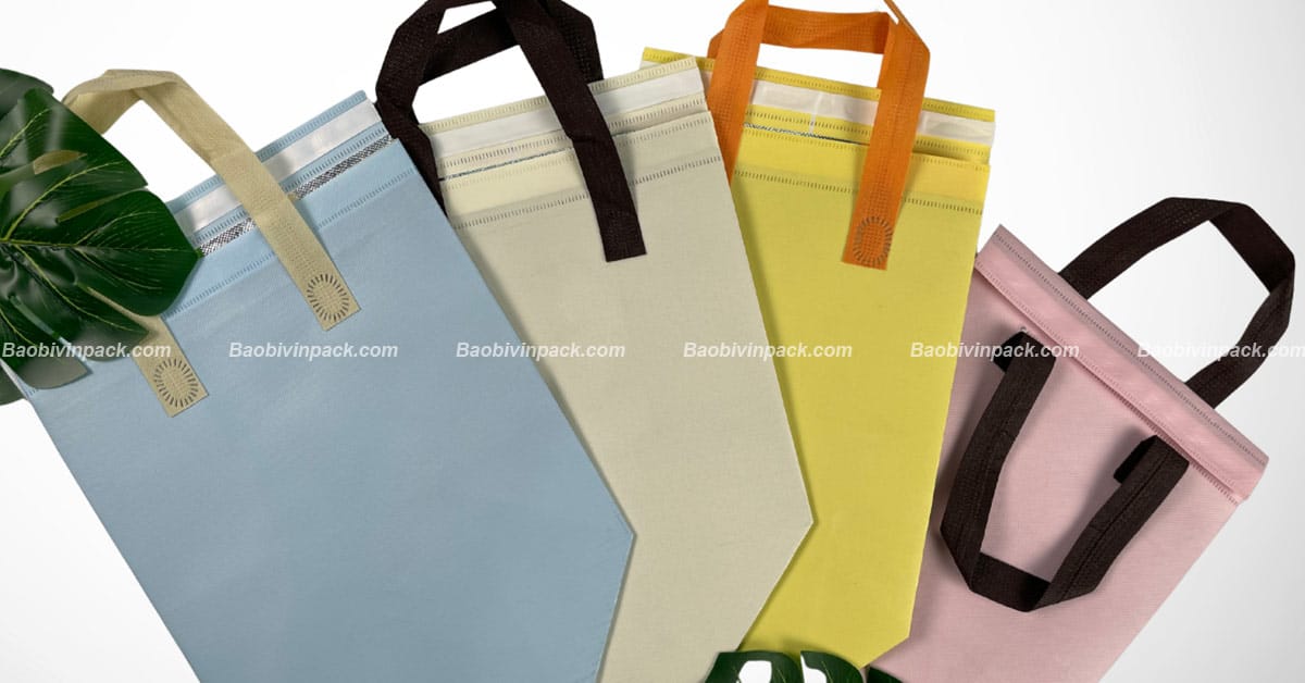 Túi vải không dệt giữ nhiệt chặt đáy Vinpack
