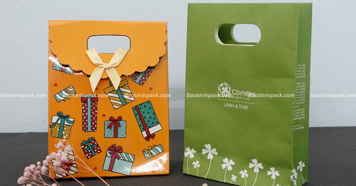 In túi giấy đựng mỹ phẩm giá rẻ Vinpack