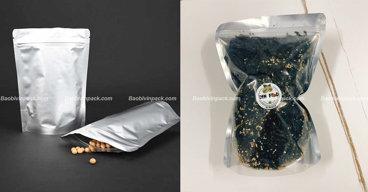 Túi zip bạc đựng thực phẩm Vinpack