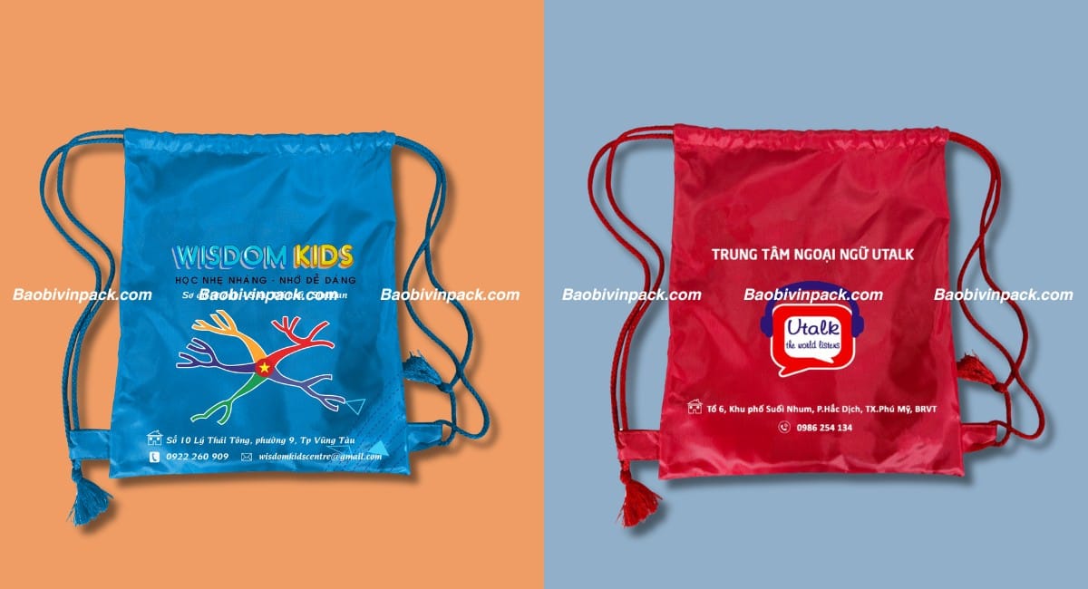 Balo dây rút vải dù