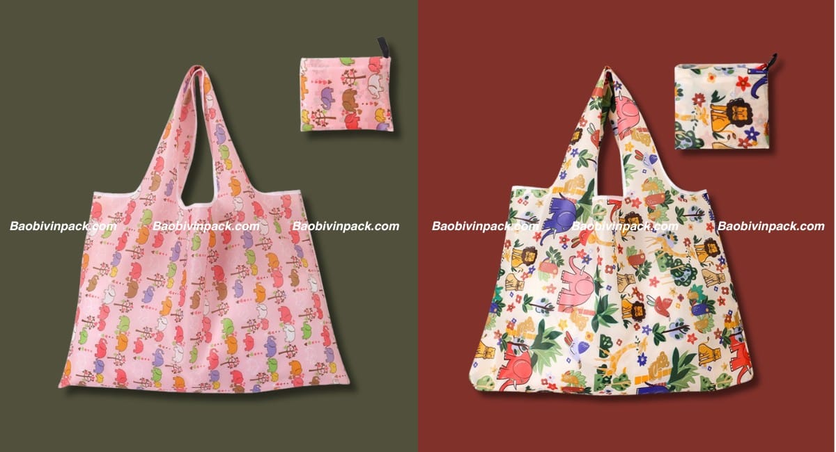 Túi vải dù gấp gọn