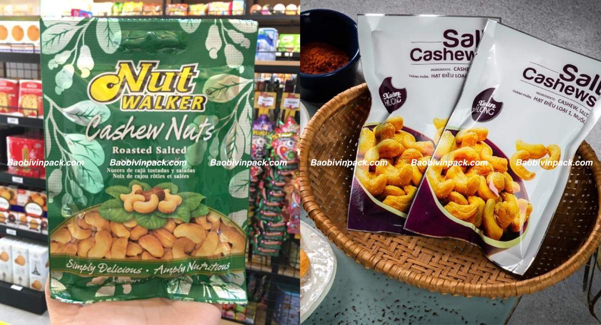 Bao bì đóng gói hạt điều