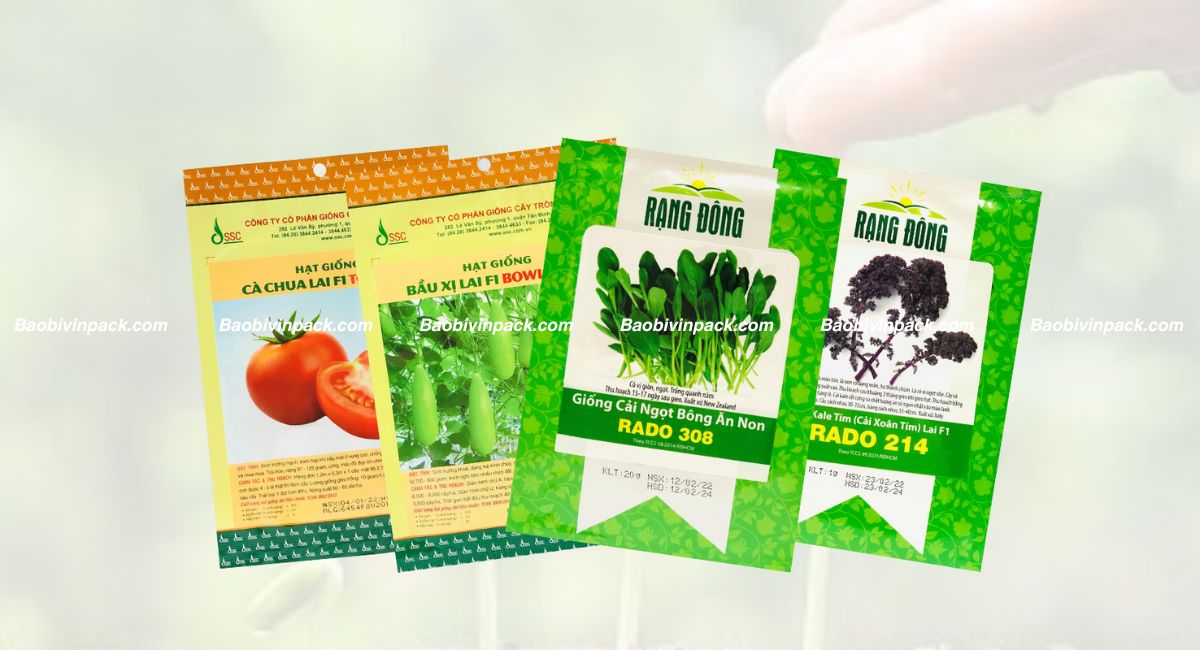 Bao bì nông nghiệp đựng hạt giống