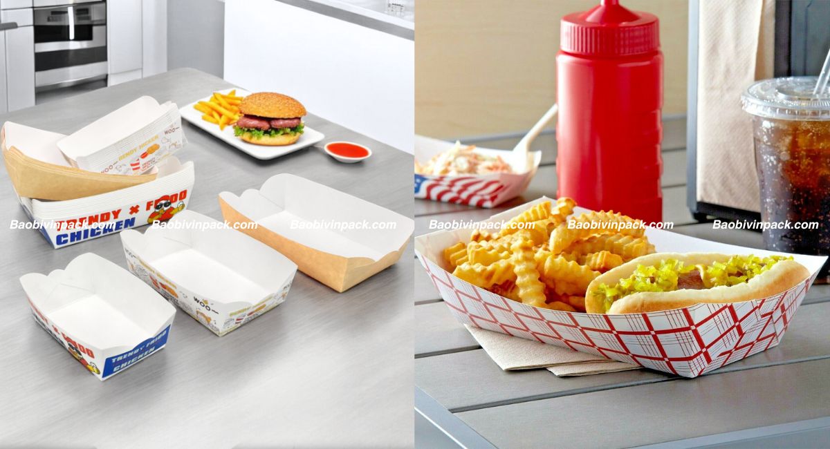 Chất liệu khay giấy