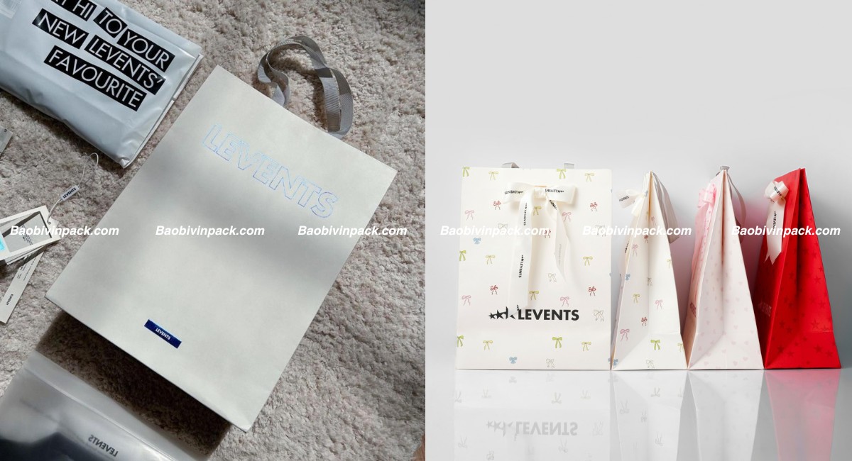 Chất liệu túi giấy shopping