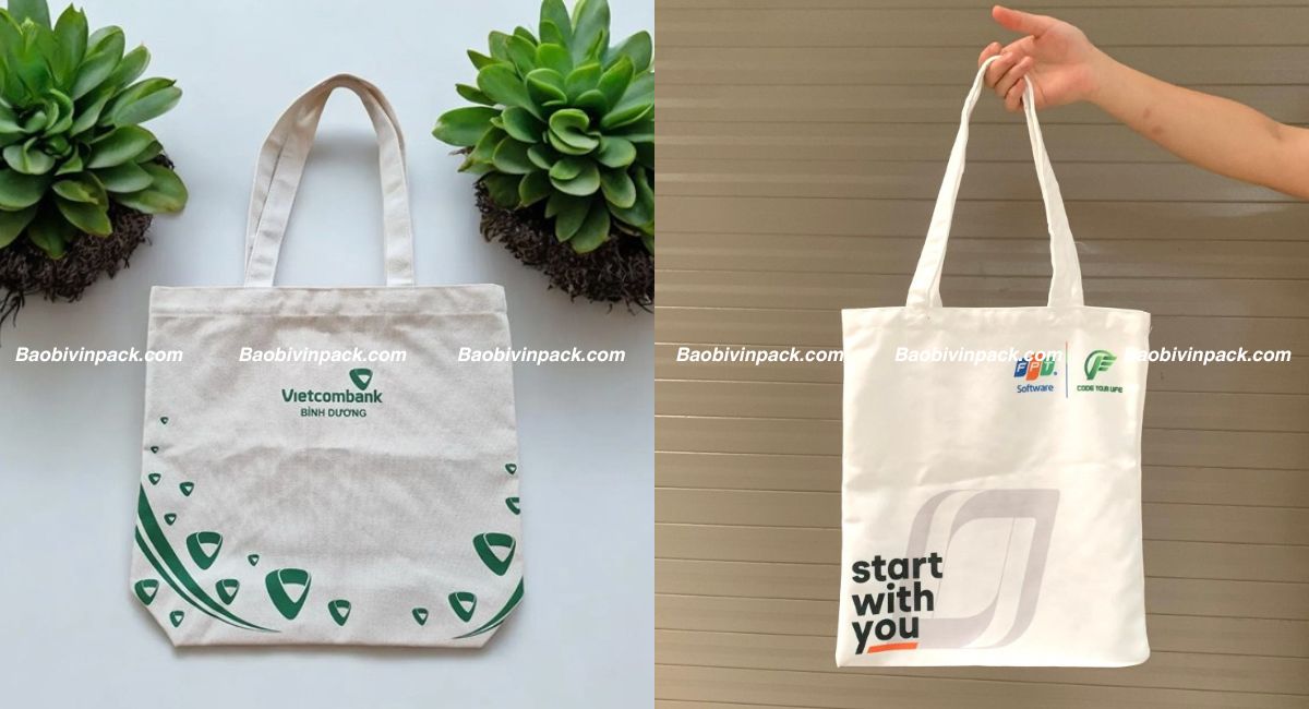 Chất liệu túi vải đựng quà tặng hiện nay