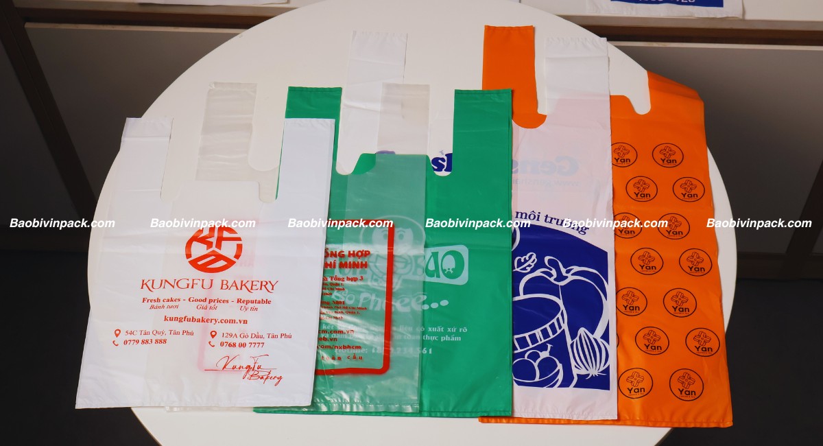 In ấn túi nilon theo yêu cầu tại Bao Bì Vinpack