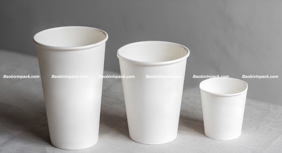 Kích thước ly giấy