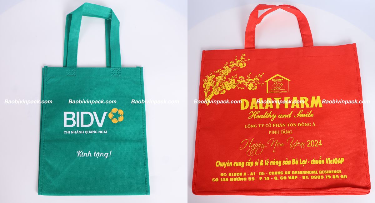 Màu sắc túi vải đựng quà tặng