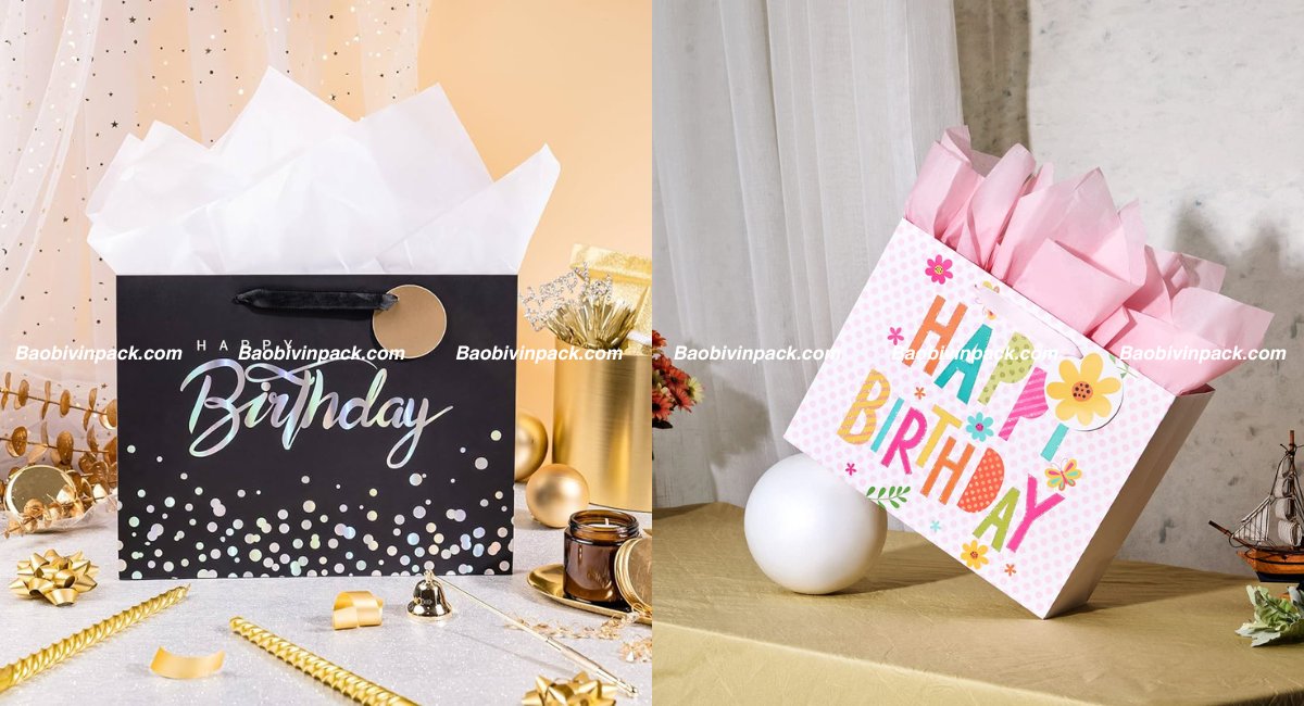 Mẫu túi giấy tặng quà sinh nhật