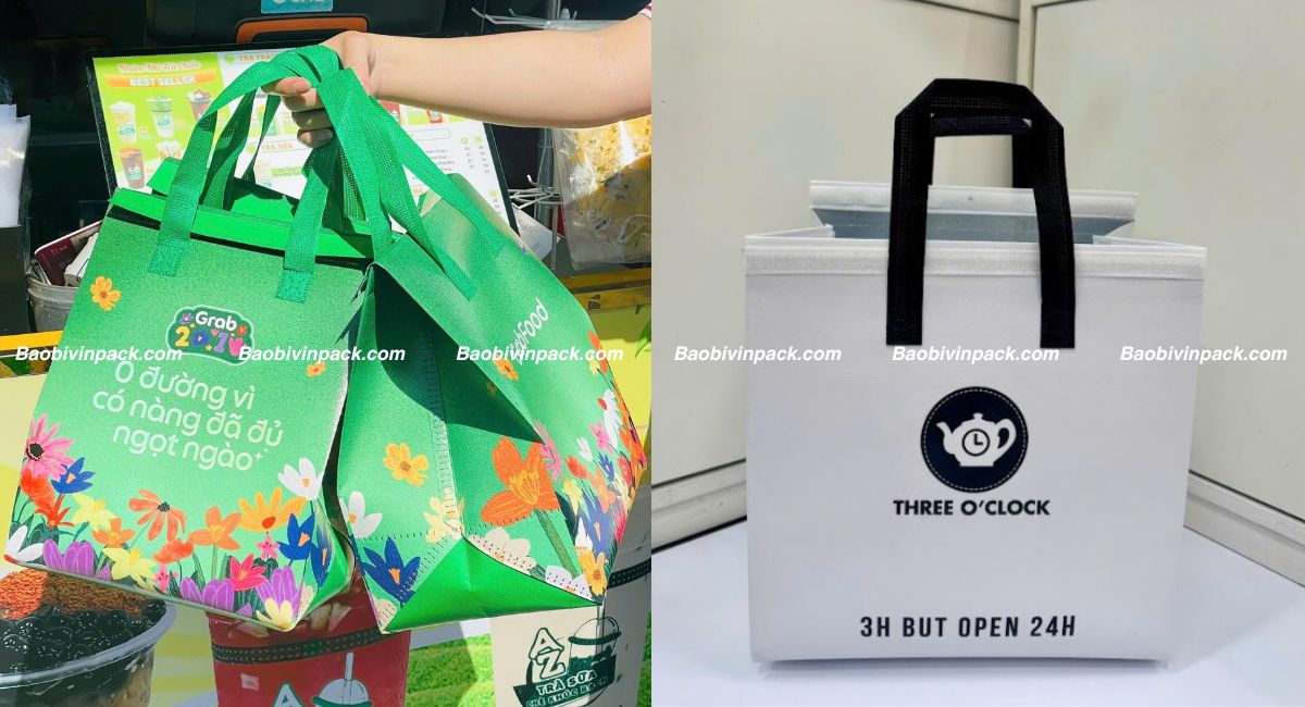 Mẫu túi giữ nhiệt giao hàng