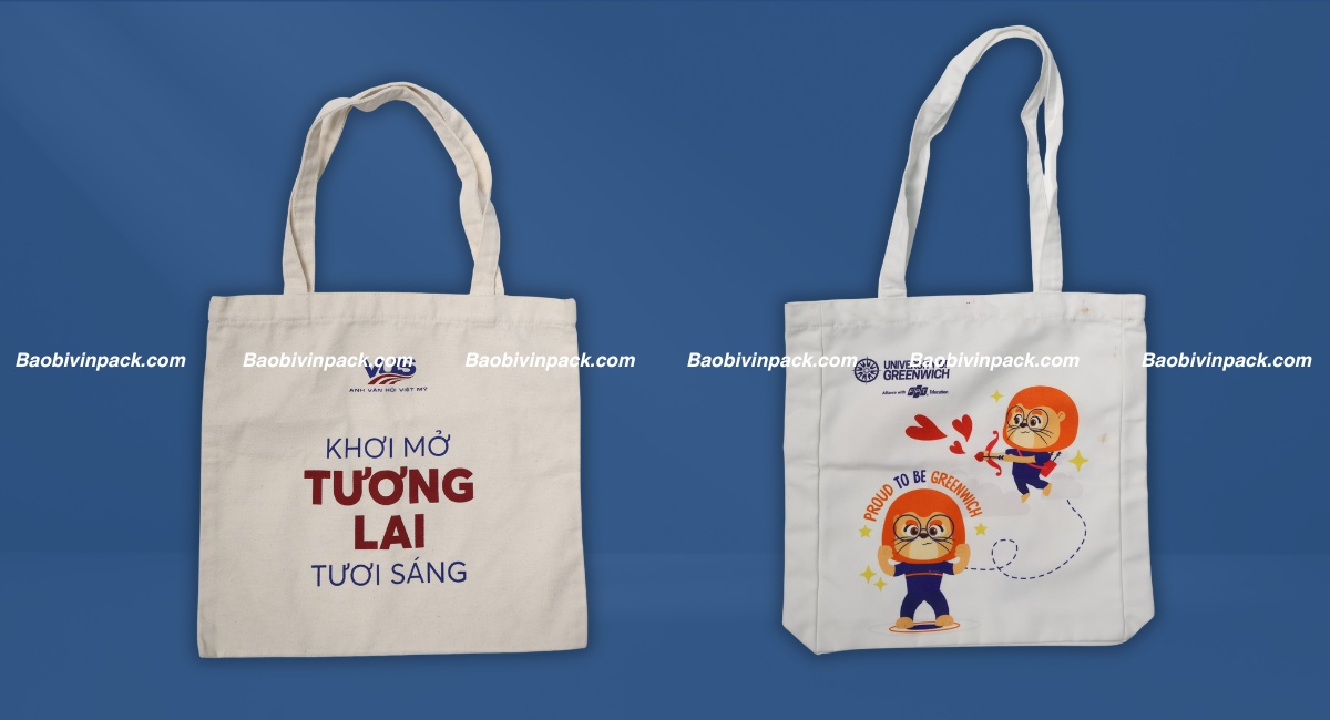 Mẫu túi vải đi học thêm