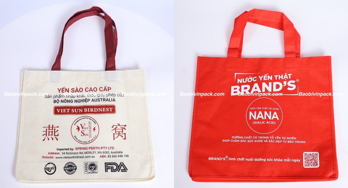 Mẫu túi vải đựng yến sào