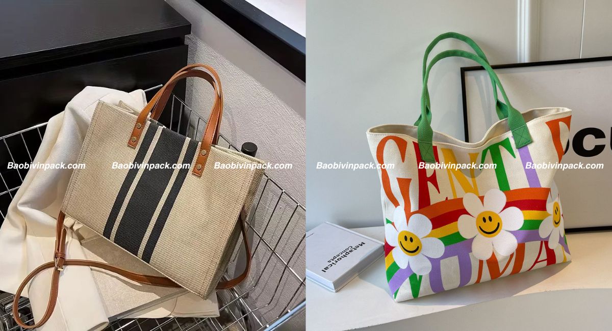 Mẫu túi vải thời trang hàn quốc