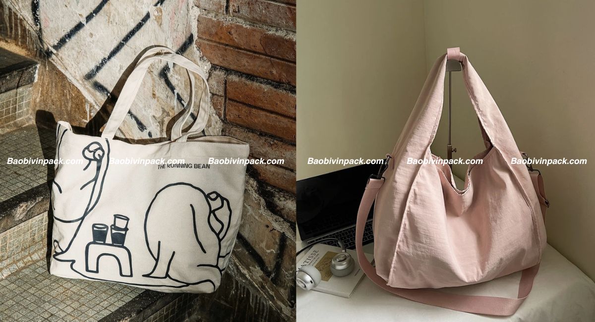 Mẫu túi vải thời trang nữ