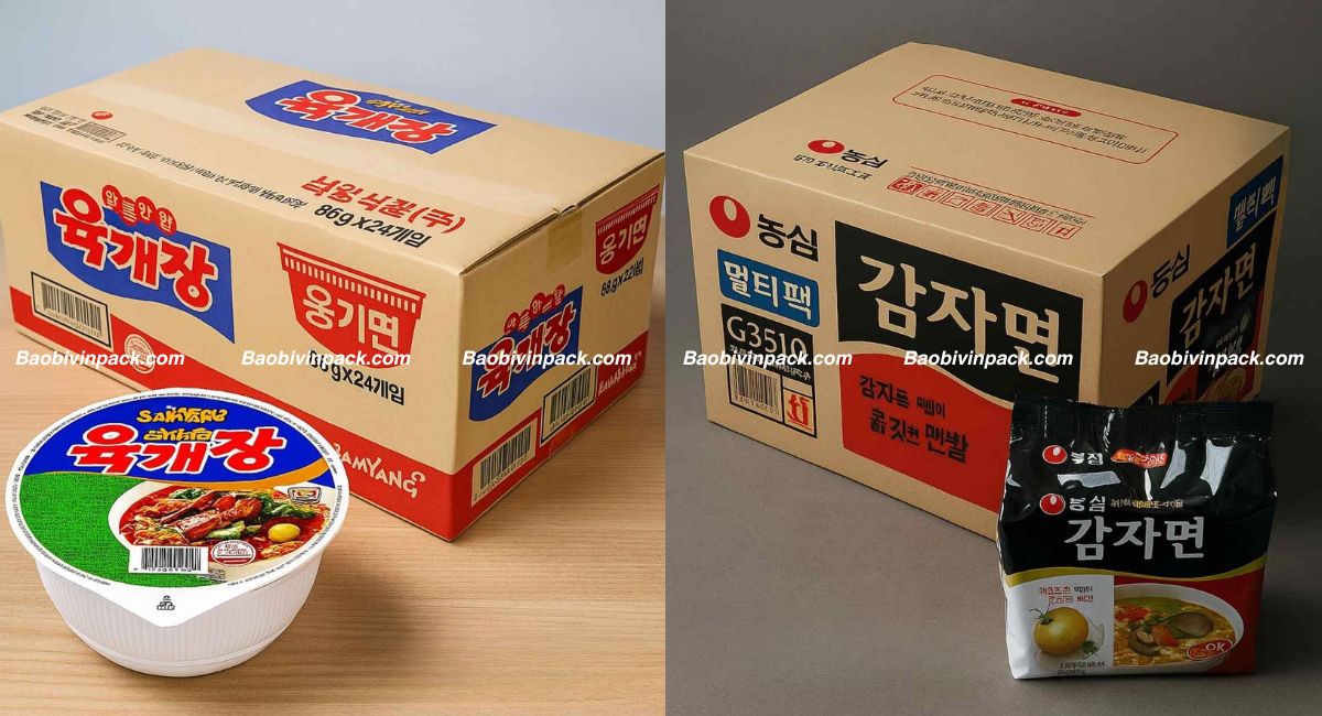 Thùng carton đựng thực phẩm