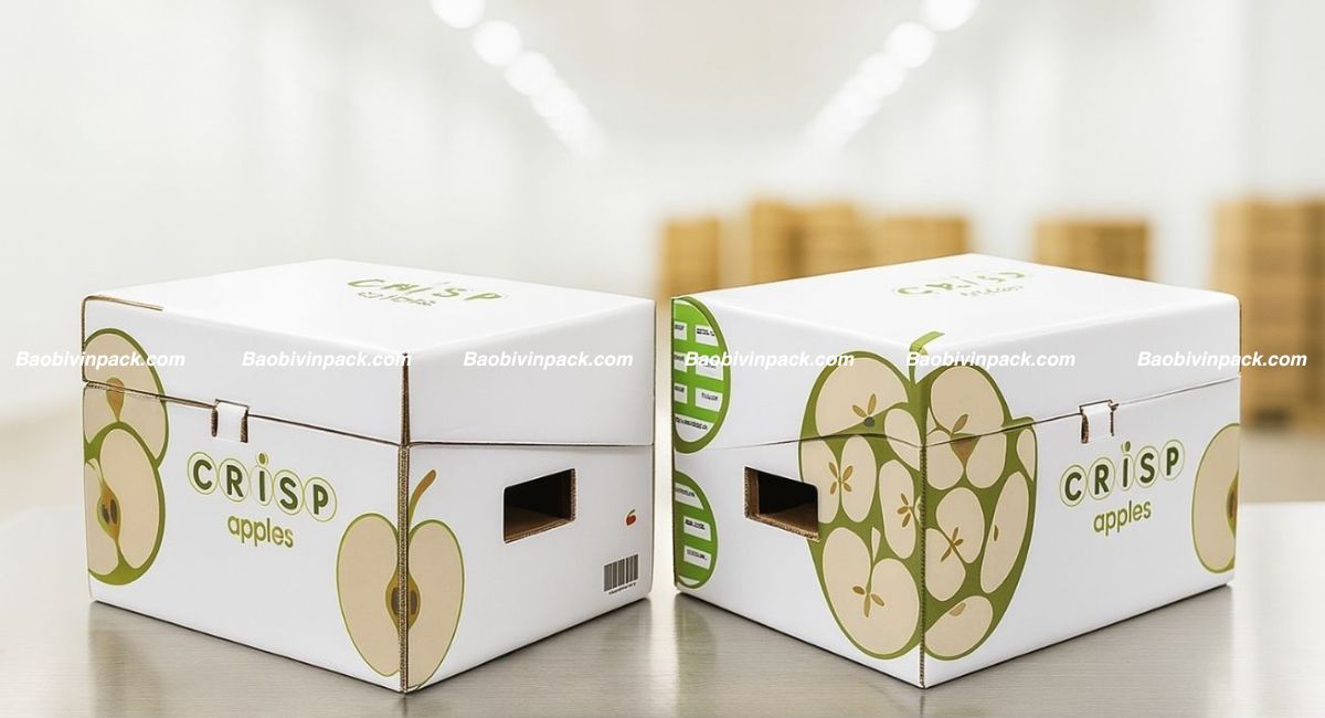 Thùng carton đựng trái cây
