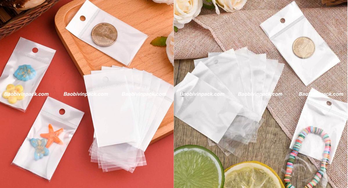 Túi dán miệng opp màng ngọc