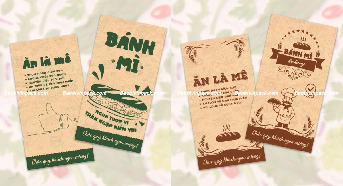 Túi giấy đựng bánh mì