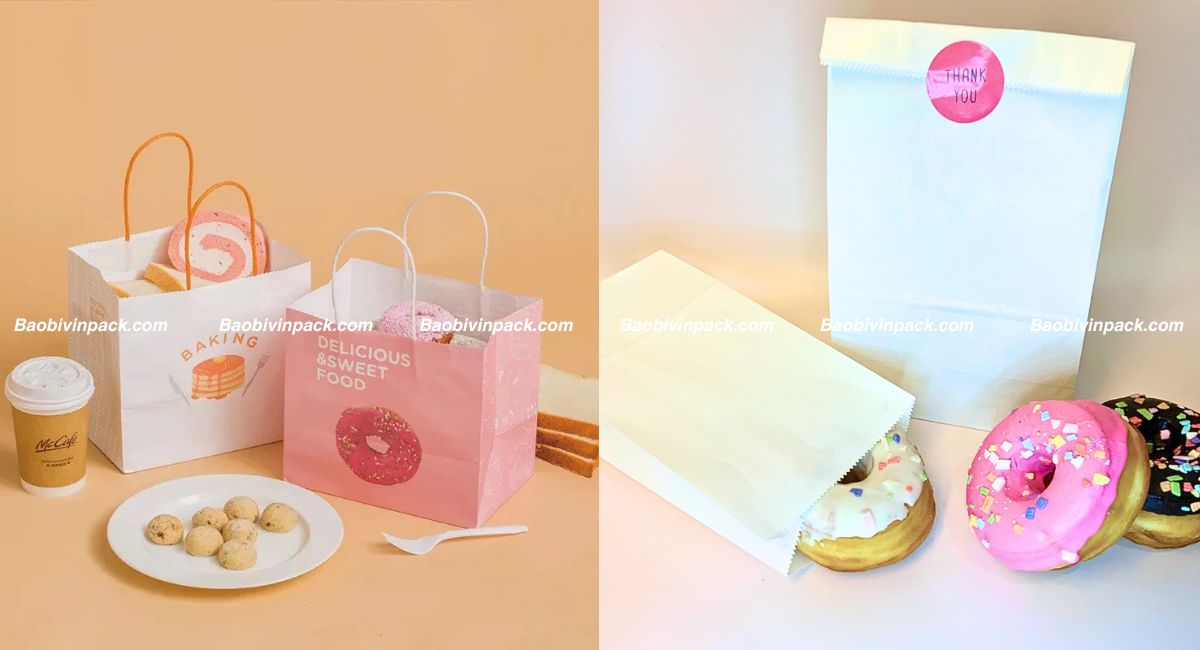Túi giấy đựng bánh ngọt