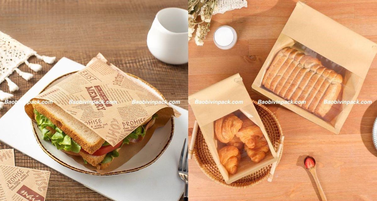 Túi giấy đựng bánh sandwich
