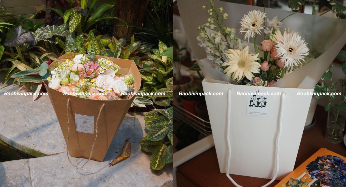 Túi giấy đựng hoa