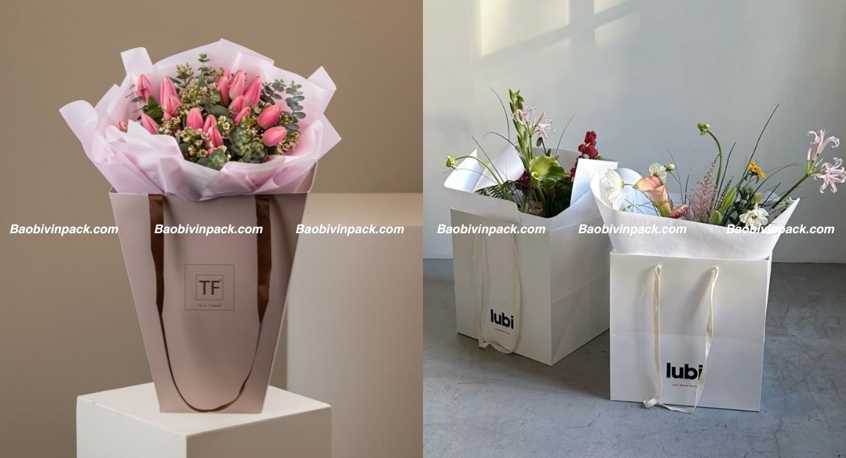 Túi giấy đựng hoa