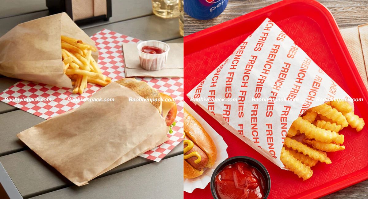 Túi giấy đựng khoai tây chiên