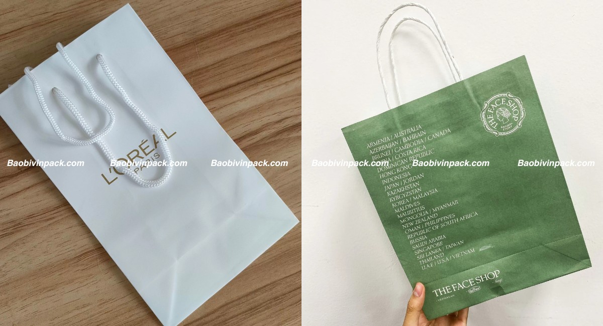Túi giấy đựng mỹ phẩm