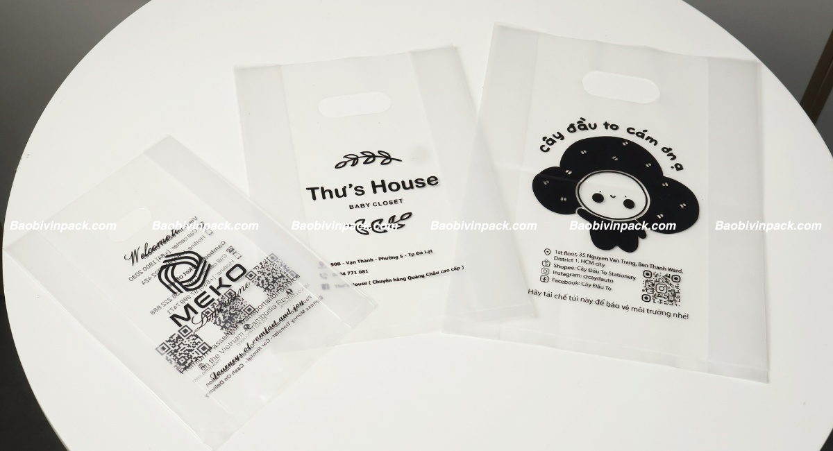 Túi hột xoài trong suốt