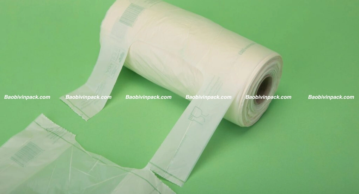 Chất liệu túi cuộn thực phẩm có quai tự hủy