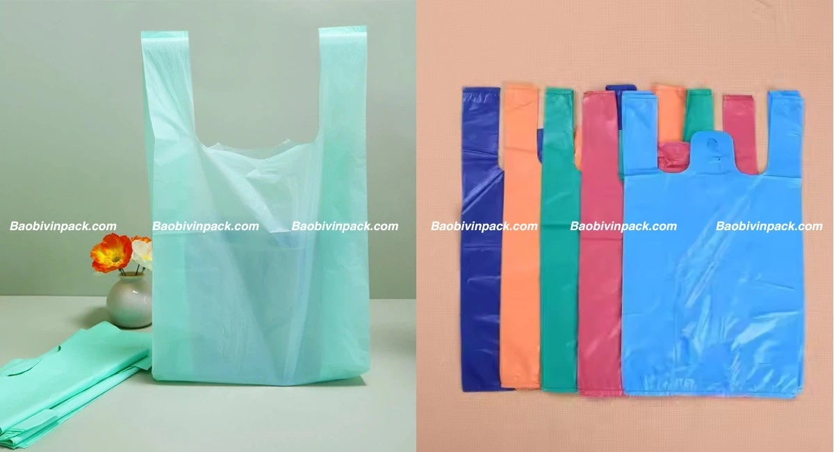 Lợi ích túi xốp 2 quai hàng chợ tự hủy