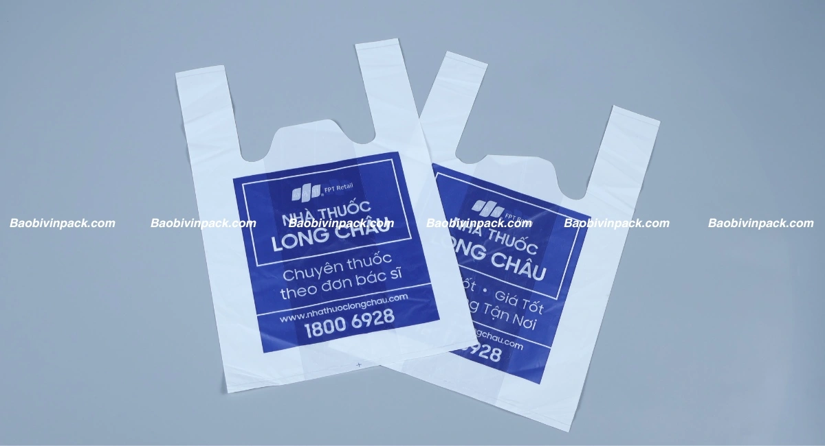 Lợi ích túi xốp 2 quai tự hủy nhà thuốc