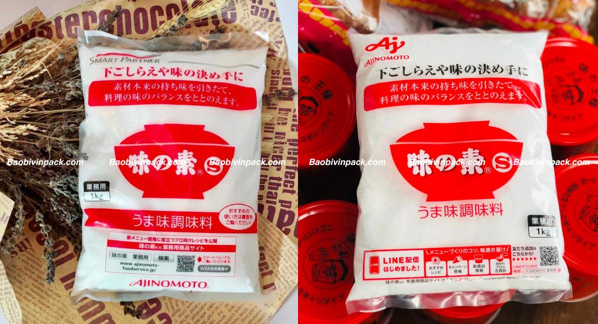 mẫu bao bì bột ngọt