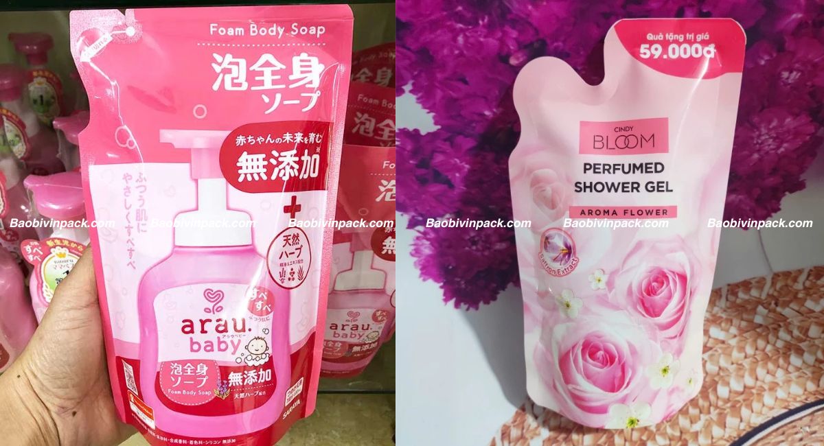 mẫu bao bì sữa tắm