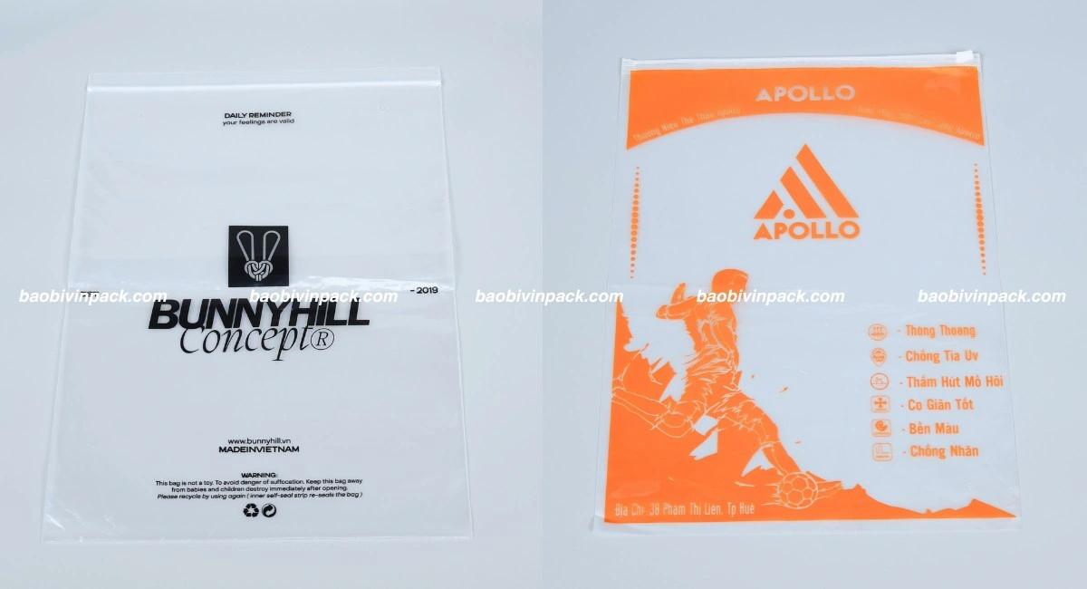 Dịch vụ in túi zipper