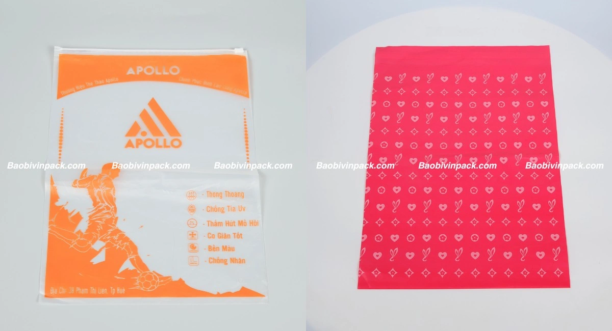 Mẫu túi zipper, túi niêm phong